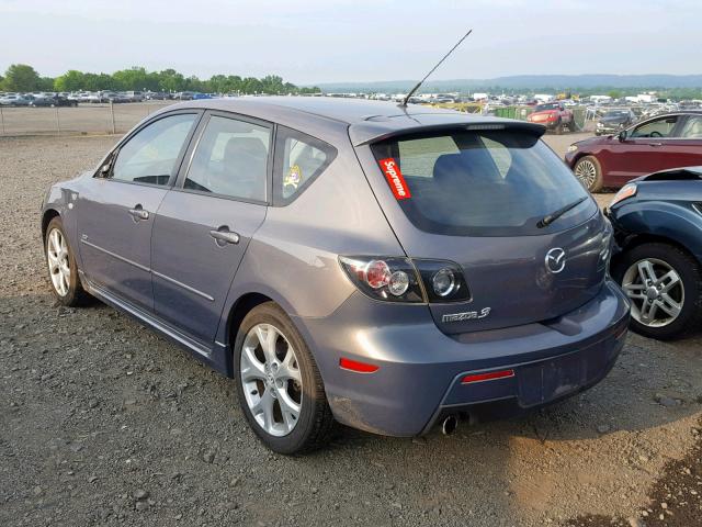 JM1BK343371669697 - 2007 MAZDA 3 HATCHBAC GRAY photo 3