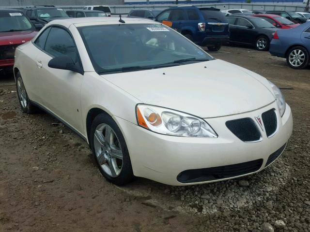 1G2ZH361394113940 - 2009 PONTIAC G6 GT WHITE photo 1