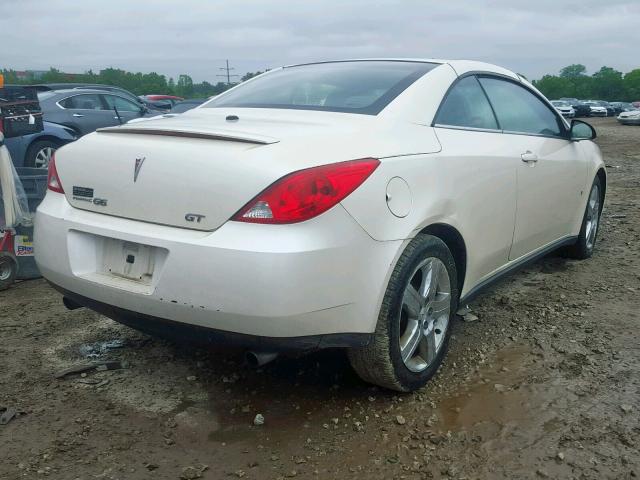 1G2ZH361394113940 - 2009 PONTIAC G6 GT WHITE photo 4