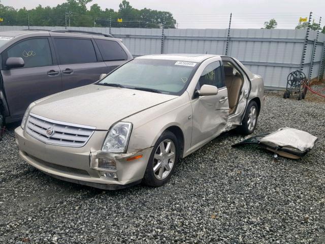 1G6DC67A870189262 - 2007 CADILLAC STS TAN photo 2