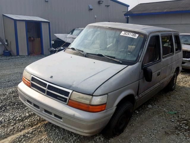 2B4GH45R3SR229946 - 1995 DODGE CARAVAN SE SILVER photo 2