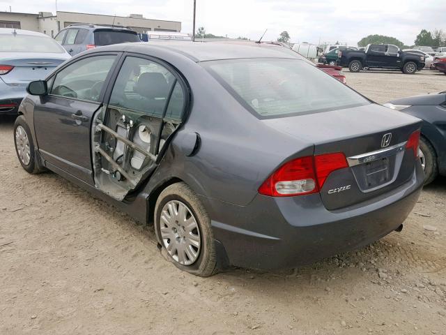 19XFA1F30AE010745 - 2010 HONDA CIVIC VP SILVER photo 3