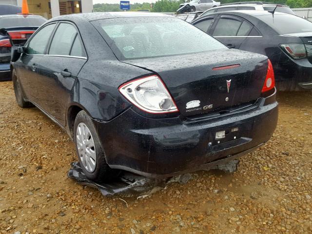 1G2ZF57B584177047 - 2008 PONTIAC G6 VALUE L BLACK photo 3