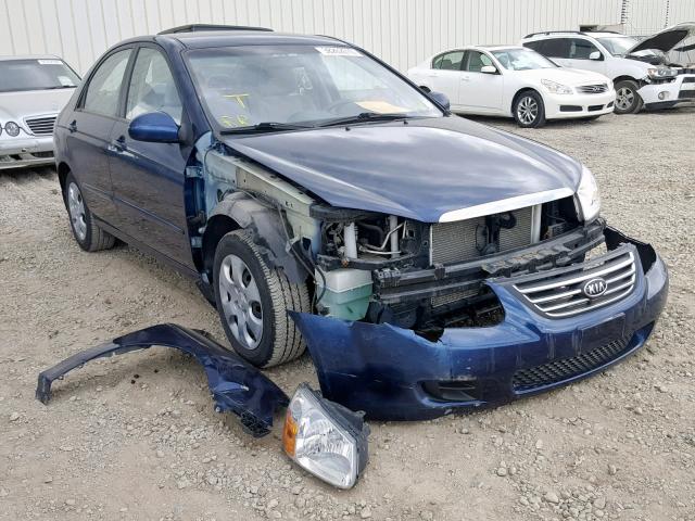 KNAFE121285576773 - 2008 KIA SPECTRA EX BLUE photo 1