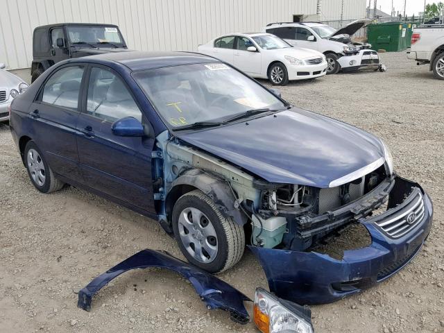 KNAFE121285576773 - 2008 KIA SPECTRA EX BLUE photo 9