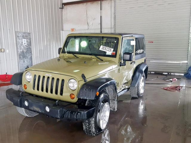 1C4AJWAG0DL622215 - 2013 JEEP WRANGLER S 绿色 照片 2