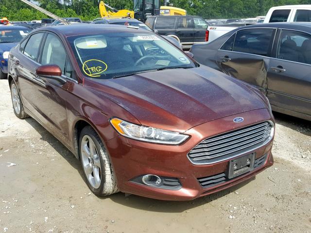 3FA6P0G71GR382323 - 2016 FORD FUSION S BURGUNDY photo 1