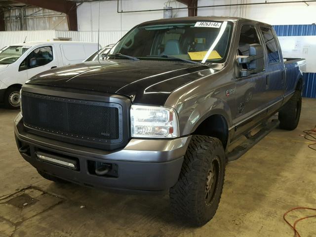 3FTSW31F42MA12051 - 2002 FORD F350 SRW S GRAY photo 2