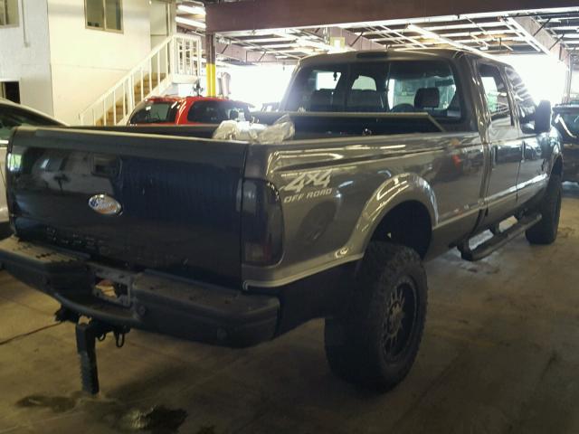 3FTSW31F42MA12051 - 2002 FORD F350 SRW S GRAY photo 4