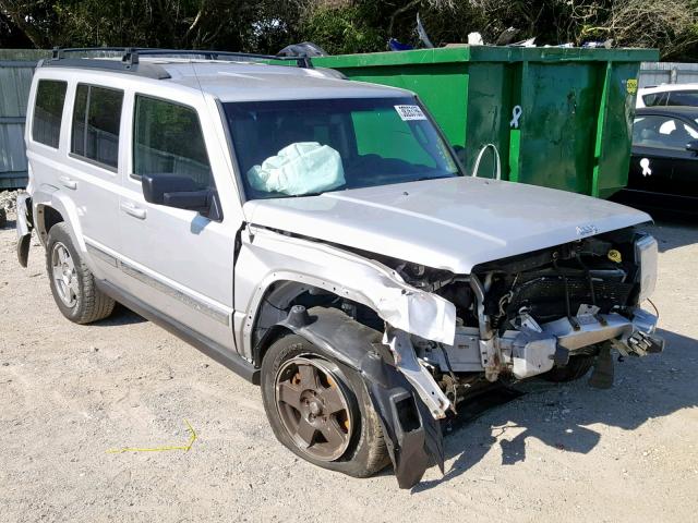 1J4RG4GK1AC115606 - 2010 JEEP COMMANDER SILVER photo 1