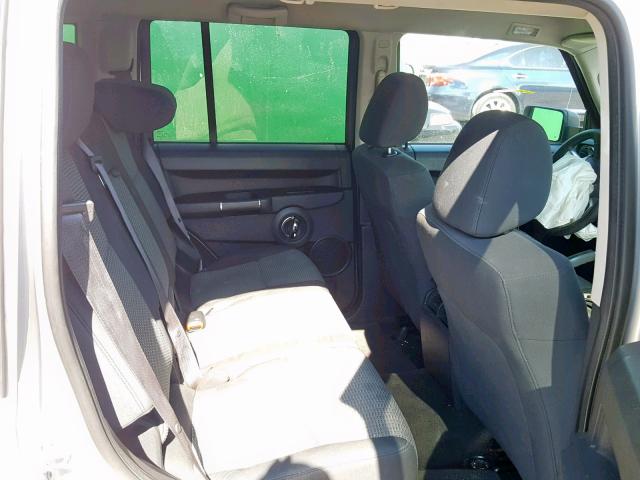 1J4RG4GK1AC115606 - 2010 JEEP COMMANDER SILVER photo 6