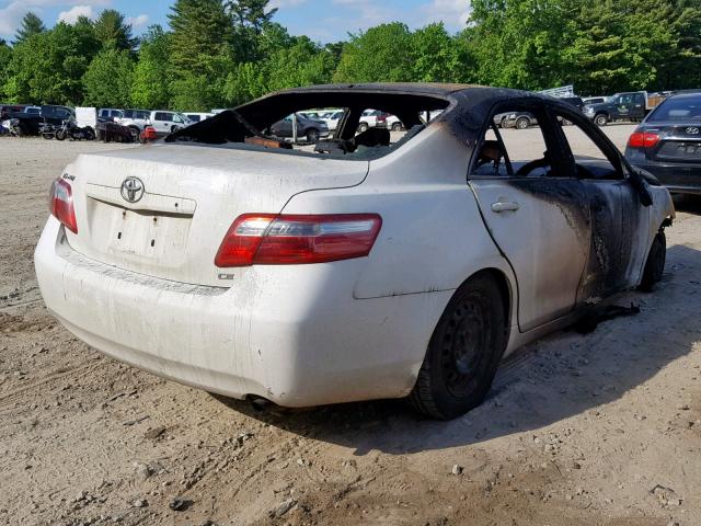 4T1BE46K97U689867 - 2007 TOYOTA CAMRY NEW WHITE photo 4