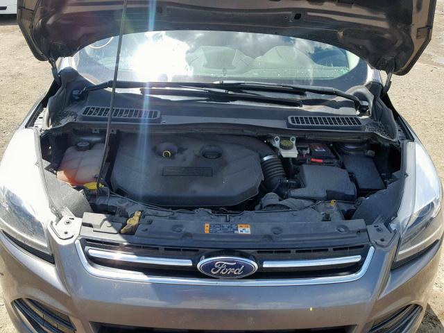 1FMCU0J9XDUA98382 - 2013 FORD ESCAPE TIT GRAY photo 7