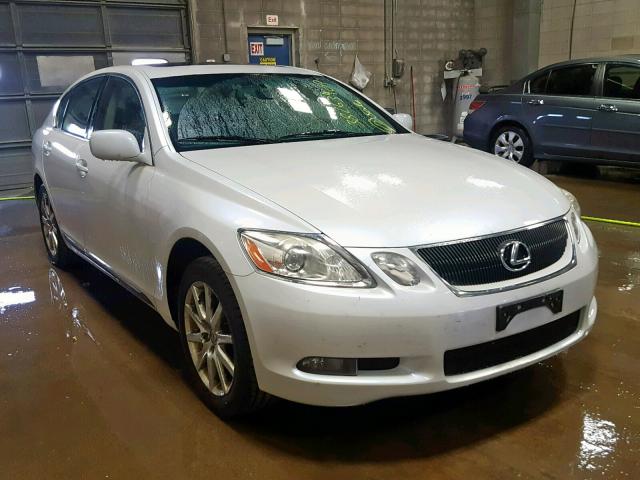 JTHCH96S260013780 - 2006 LEXUS GS 300 WHITE photo 1