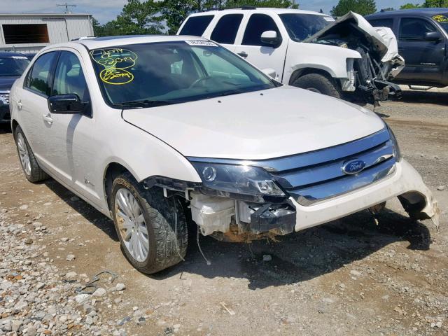 3FADP0L35CR160873 - 2012 FORD FUSION HYB WHITE photo 1