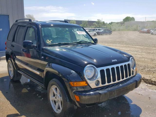 1J4GL58K66W238508 - 2006 JEEP LIBERTY LI BLACK photo 1