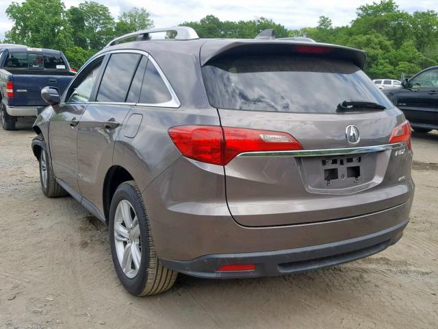 5J8TB4H51DL012341 - 2013 ACURA RDX TECHNO TAN photo 3