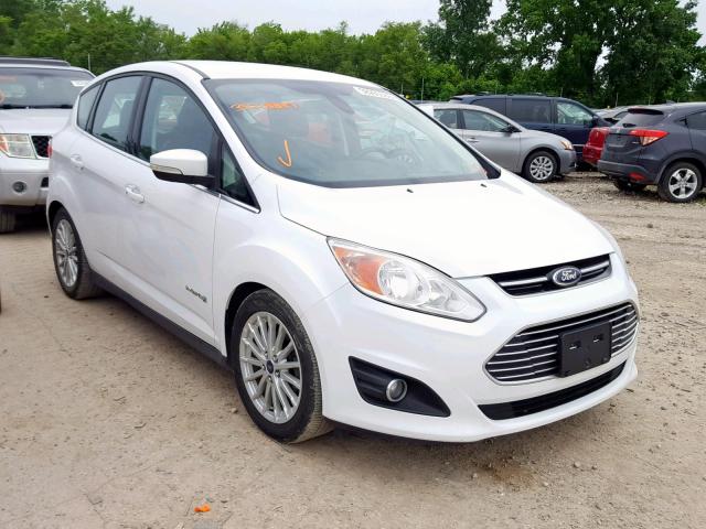 1FADP5BU1DL501709 - 2013 FORD C-MAX SEL WHITE photo 1