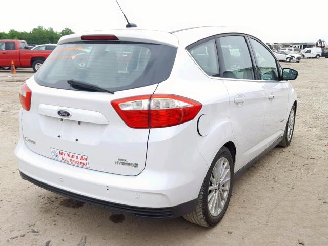 1FADP5BU1DL501709 - 2013 FORD C-MAX SEL WHITE photo 4