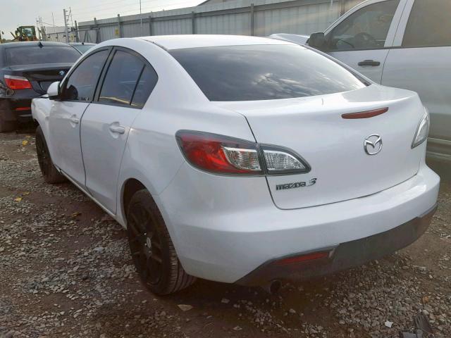 JM1BL1SF7A1160833 - 2010 MAZDA 3 I WHITE photo 3