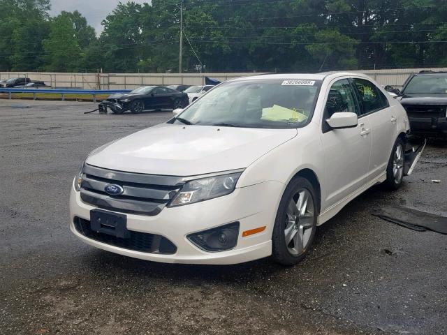 3FAHP0KC4CR254049 - 2012 FORD FUSION SPO WHITE photo 2