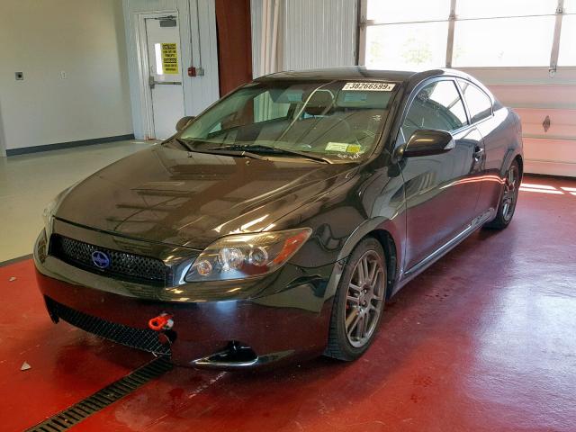 JTKDE3B72A0317268 - 2010 TOYOTA SCION TC BLACK photo 2