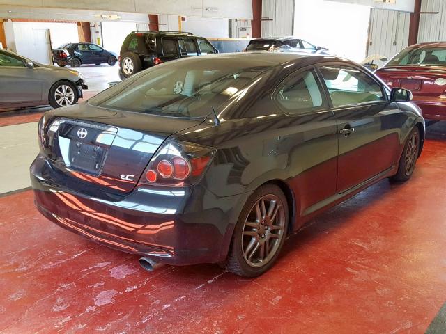 JTKDE3B72A0317268 - 2010 TOYOTA SCION TC BLACK photo 4