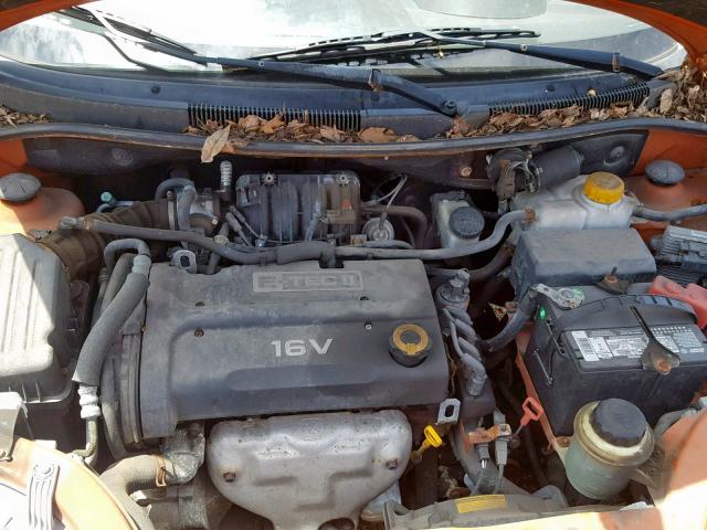 KL1TD66686B669590 - 2006 CHEVROLET AVEO BASE ნარინჯისფერი ფოტო 7