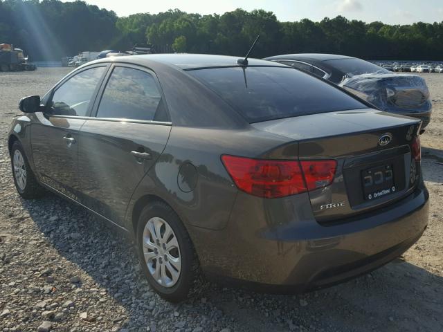 KNAFU4A29C5494210 - 2012 KIA FORTE EX BROWN photo 3