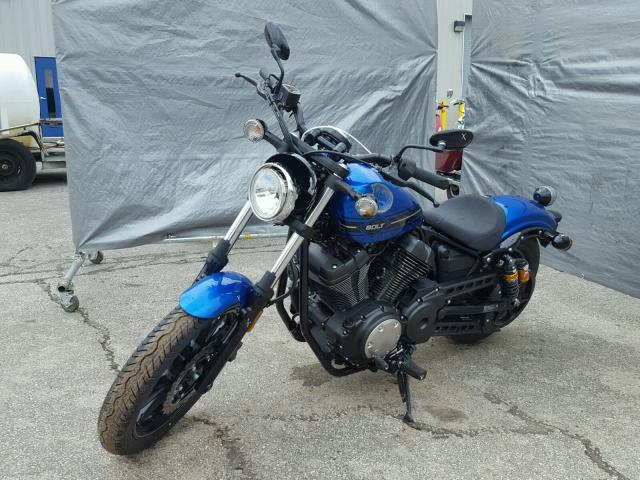 JYAVN05E5JA014026 - 2018 YAMAHA XVS950 CU BLUE photo 2