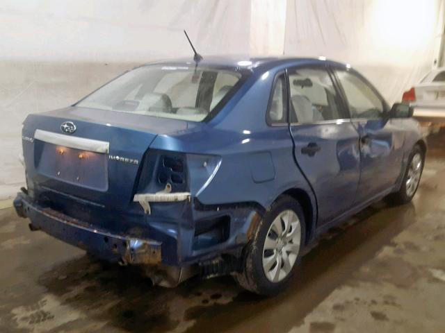 JF1GE61658H523894 - 2008 SUBARU IMPREZA BLUE photo 4