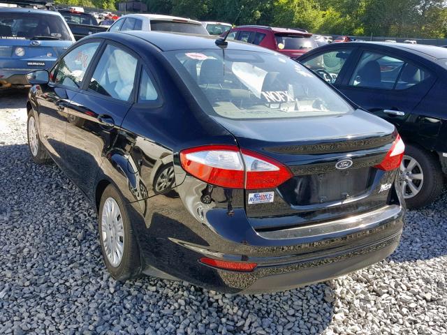 3FADP4AJ1HM121467 - 2017 FORD FIESTA S BLACK photo 3