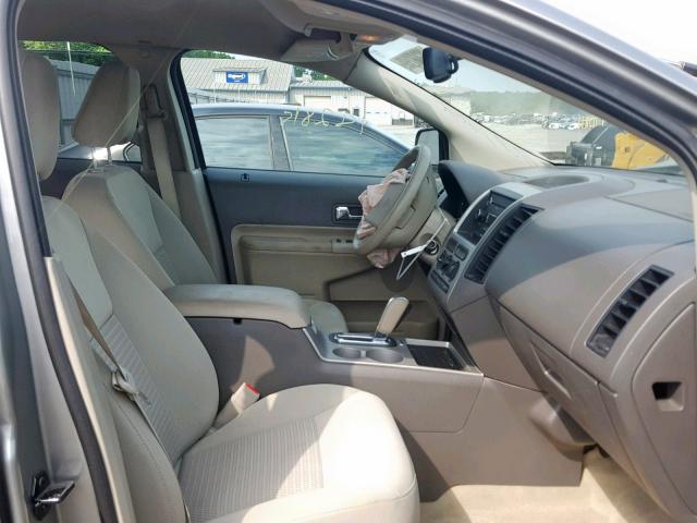 2FMDK46C98BA65763 - 2008 FORD EDGE SE BEIGE photo 5