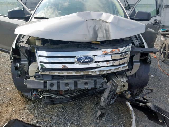 2FMDK46C98BA65763 - 2008 FORD EDGE SE BEIGE photo 9