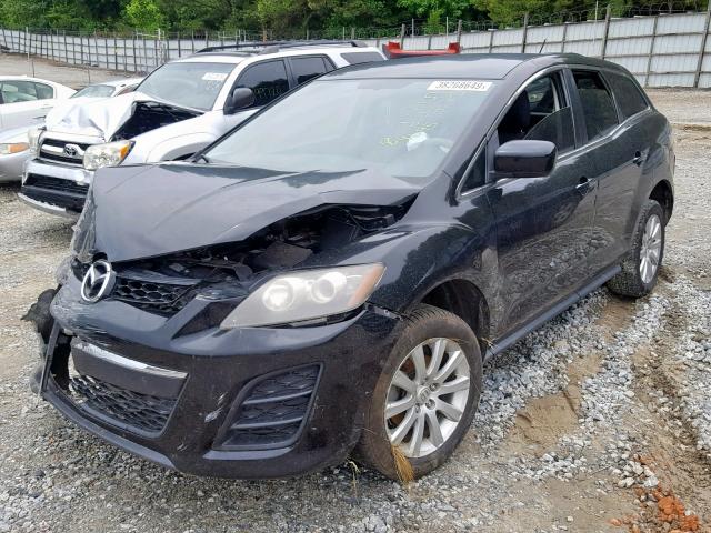 JM3ER2W55A0345849 - 2010 MAZDA CX-7 BLACK photo 2