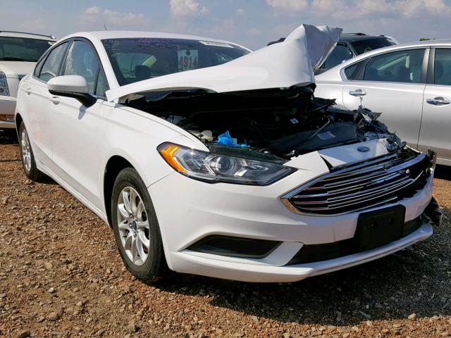 3FA6P0G74HR186913 - 2017 FORD FUSION S  photo 1