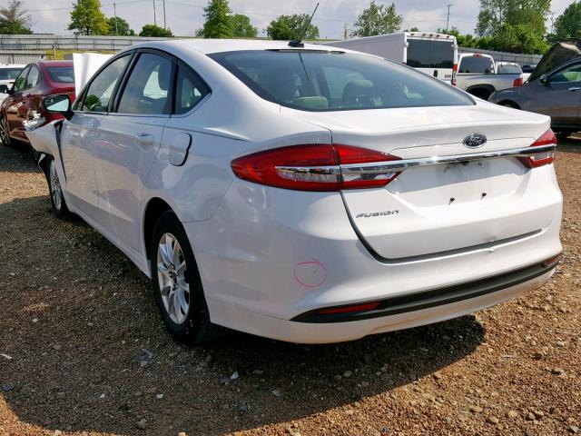 3FA6P0G74HR186913 - 2017 FORD FUSION S  photo 3