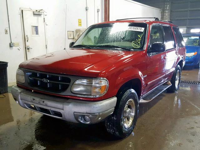 1FMDU34EXXZA00649 - 1999 FORD EXPLORER RED photo 2