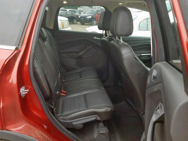 1FMCU0J92EUC06754 - 2014 FORD ESCAPE TIT RED photo 6