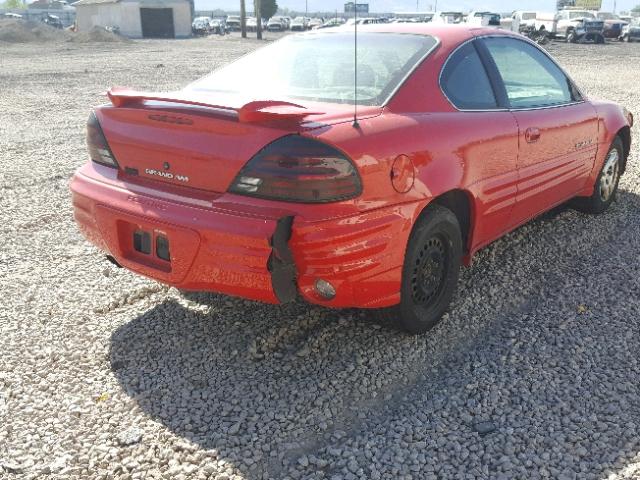 1G2NE12T5XM873187 - 1999 PONTIAC GRAND AM S წითელი ფოტო 4