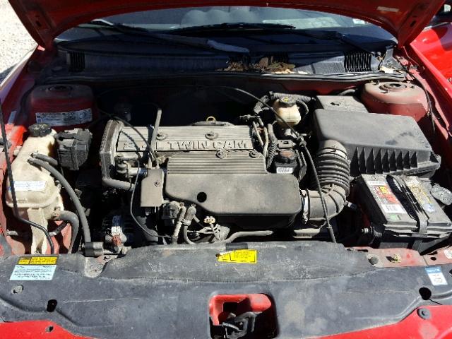 1G2NE12T5XM873187 - 1999 PONTIAC GRAND AM S წითელი ფოტო 7