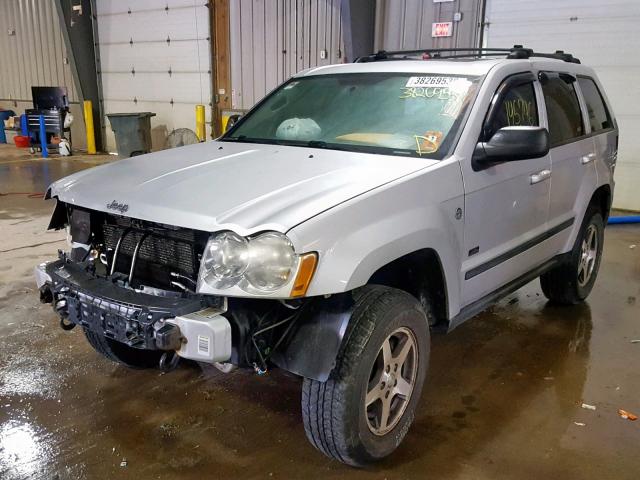 1J8HR48P17C650457 - 2007 JEEP GRAND CHER SILVER photo 2