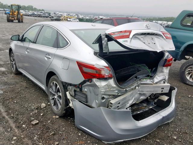 4T1BK1EB8GU194858 - 2016 TOYOTA AVALON XLE SILVER photo 3