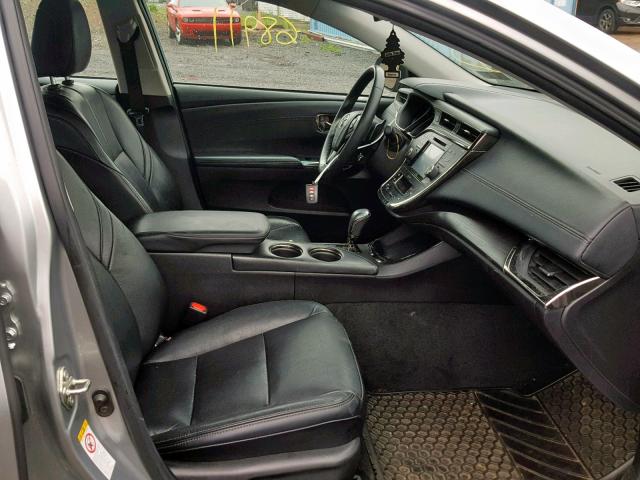 4T1BK1EB8GU194858 - 2016 TOYOTA AVALON XLE SILVER photo 5