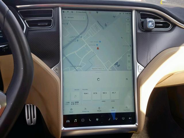5YJSA1E10FF106505 - 2015 TESLA MODEL S أبيض صورة 9