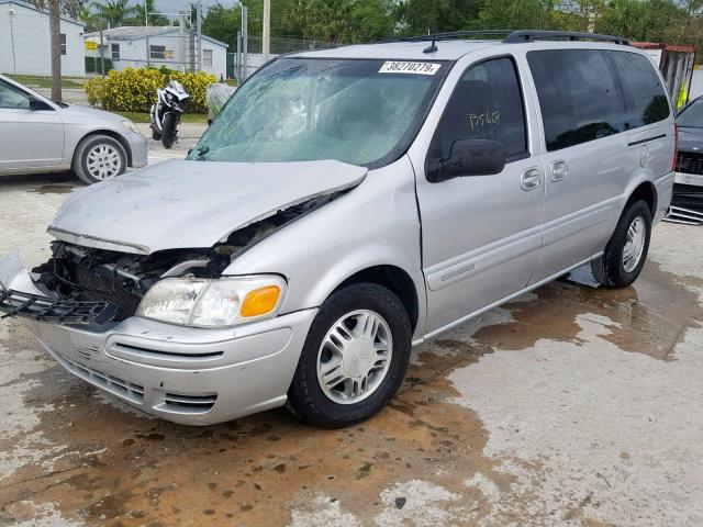 1GNDX13E93D177824 - 2003 CHEVROLET VENTURE LU SILVER photo 2