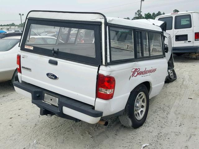 1FTKR1ADXBPA20580 - 2011 FORD RANGER WHITE photo 4