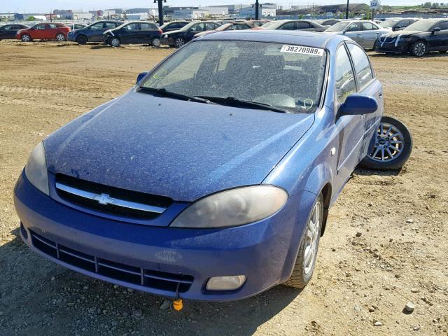 KL1JK69Z76K326093 - 2006 CHEVROLET OPTRA 5 LT BLUE photo 2