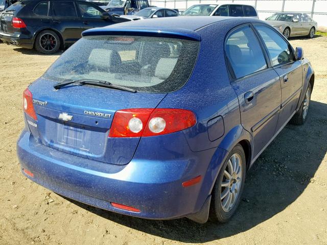 KL1JK69Z76K326093 - 2006 CHEVROLET OPTRA 5 LT BLUE photo 4