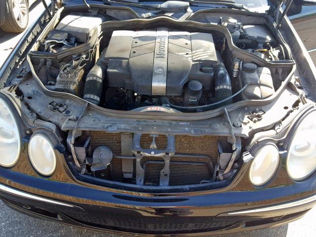 WDBUF65J94A493843 - 2004 MERCEDES-BENZ E 320 BLACK photo 7